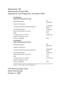 Tour of Menomonie Hydroelectric Power Dam