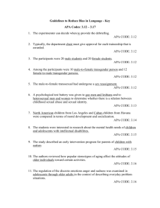 Guidelines to Reduce Bias in Language