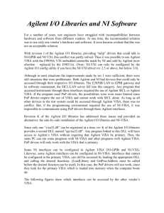 Rev K of the Agilent I/O libraries