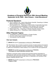 ASR 2009 Program - Academy of Surgical Research