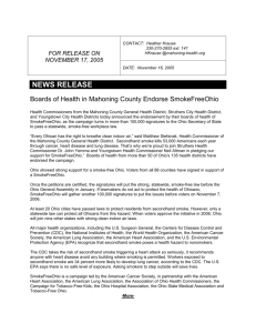 News Alert - Mahoning County Board of Health