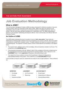 Job Evaluation Management System