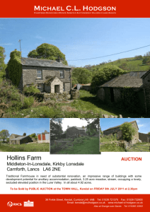AUCTION Traditional Farmhouse in need of substantial renovation
