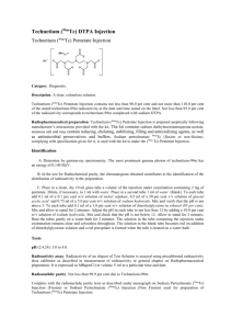 Technetium (99mTc) DTPA Injection [Technetium (99mTc) Pentetate