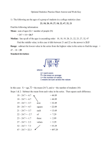 Optional Statistics Practice Sheet