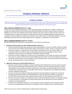 Technical Proposal Template (Health Plans 2015)