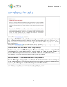 Worksheets - compass project
