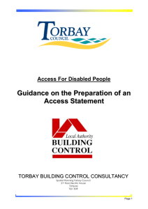 Access For Disabled People