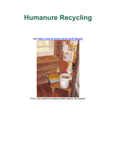 Humanure Recycling