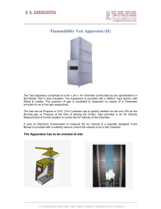Flammability Test Apparatus (II)