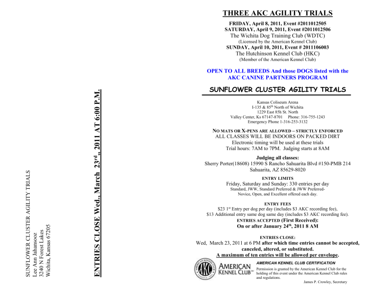 BREED Wichita Dog Training Club