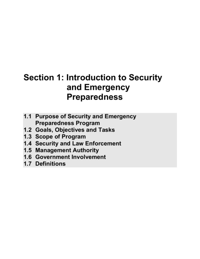 Section 1 Introduction to System Security