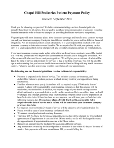 Payment Policy September 2013