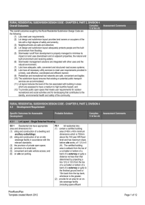 Rural Residential Subdivision Design Code