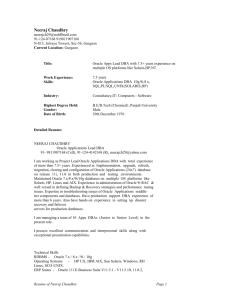 Neeraj`s Resume - Trelco Limited Company