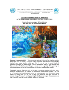 International Children`s Painting Competition on the
