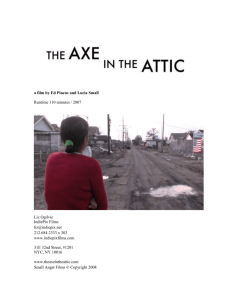 Press Package  - The Axe in the Attic