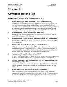 Answers To Discussion Questions Advanced Batch Files