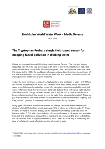 The Tryptophan Probe – a simple field