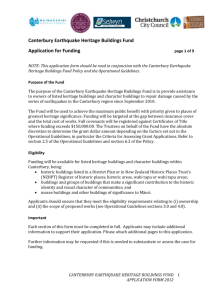 Application for Funding page 1 of 9