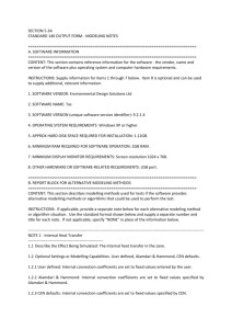 SECTION 5-3A STANDARD 140 OUTPUT FORM