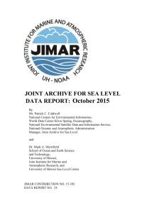 MS Word - University of Hawaii Sea Level Center