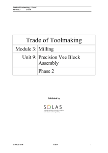 3.0 Drilling Holes In Tool Steel Using Correct Speeds, Feed And