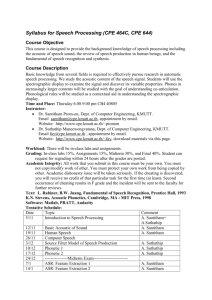 Syllabus for Data Mining (CPE - Department of Computer Engineering