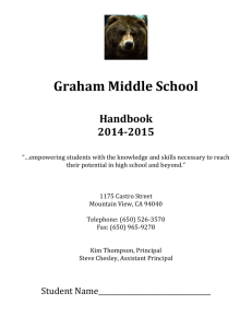 Graham Handbook - Graham Middle School