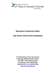 RSS Handbook 2011-2012 - Office of Continuing Medical Education