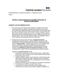 central london economic initiatives review