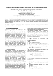 R-conversion method as a new generation of cryptography