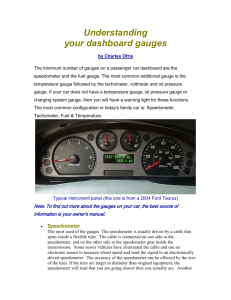 Understanding your dashboard gauges