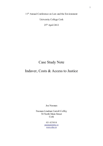 The Indaver Case - Joe Noonan - Paper