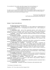 Construction Law - Valsts valodas centrs