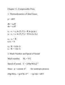 Chapter 11, Compressible Flow
