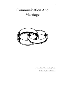 Communication and Marriage - Beacon
