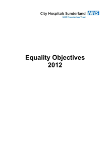 Equality Objectives 2012