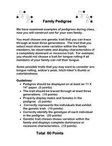 Family Pedigree Assignment