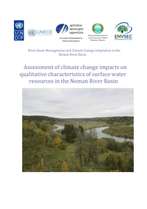 Assessment of climate change impacts on qualitative