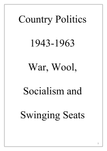 Country Politics 1943-1963