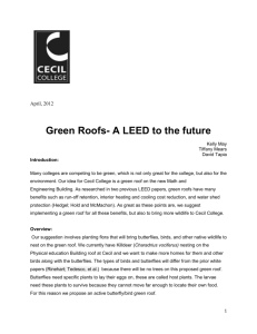 Green Roof- A LEED To The Future By Kelly May