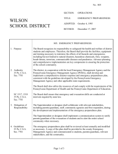805 - Wilson School District
