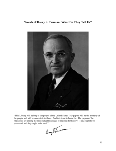 Quotes by Harry S - Harry S. Truman Library and Museum