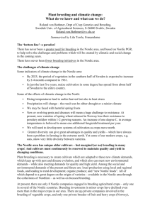 Plant breeding and climatic change: