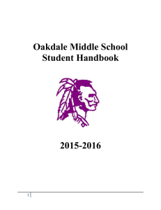academic load - Oakdale Middle School