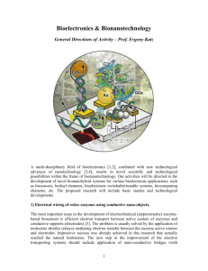 Bioelectronics & Bionanotechnology