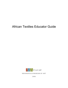 African Textiles Resource Binder