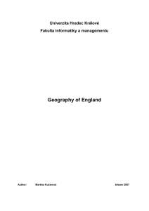 Geography of England - Lide na UHK