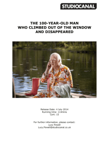 The 100-Year-Old Man Who Climbed Out Of The Window And